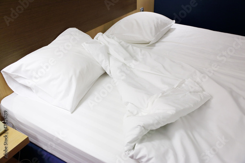 pillows and blanket
