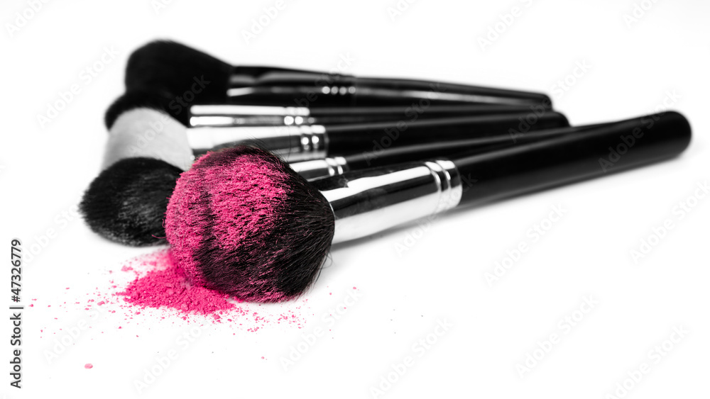 Makeup brushes and cosmetic powder Makeup brushes and cosmetic powder