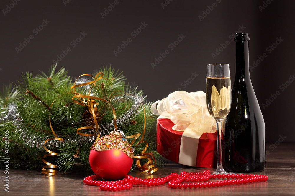 glass of champagne glass of champagne