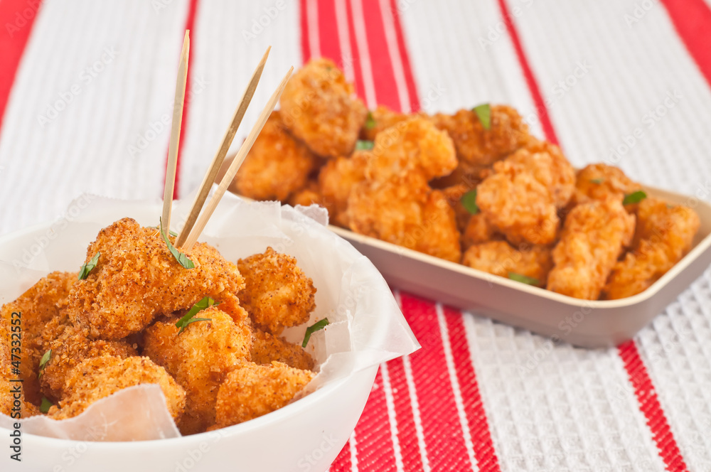 fried chicken nuggets fried chicken nuggets