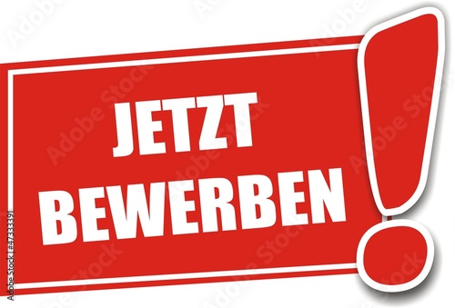 étiquette jetzt bewerben