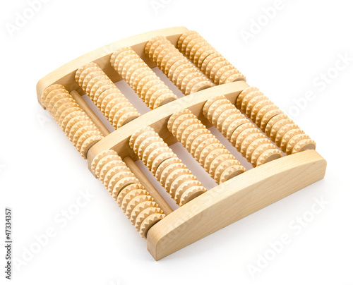 Wooden foot massager