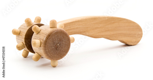 Tableau sur toile Wooden back massager