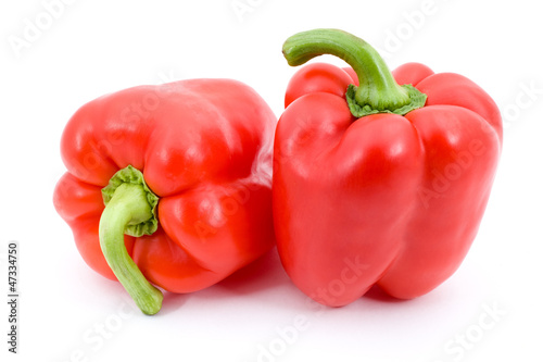 Two red peppers