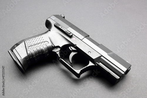 Black handgun