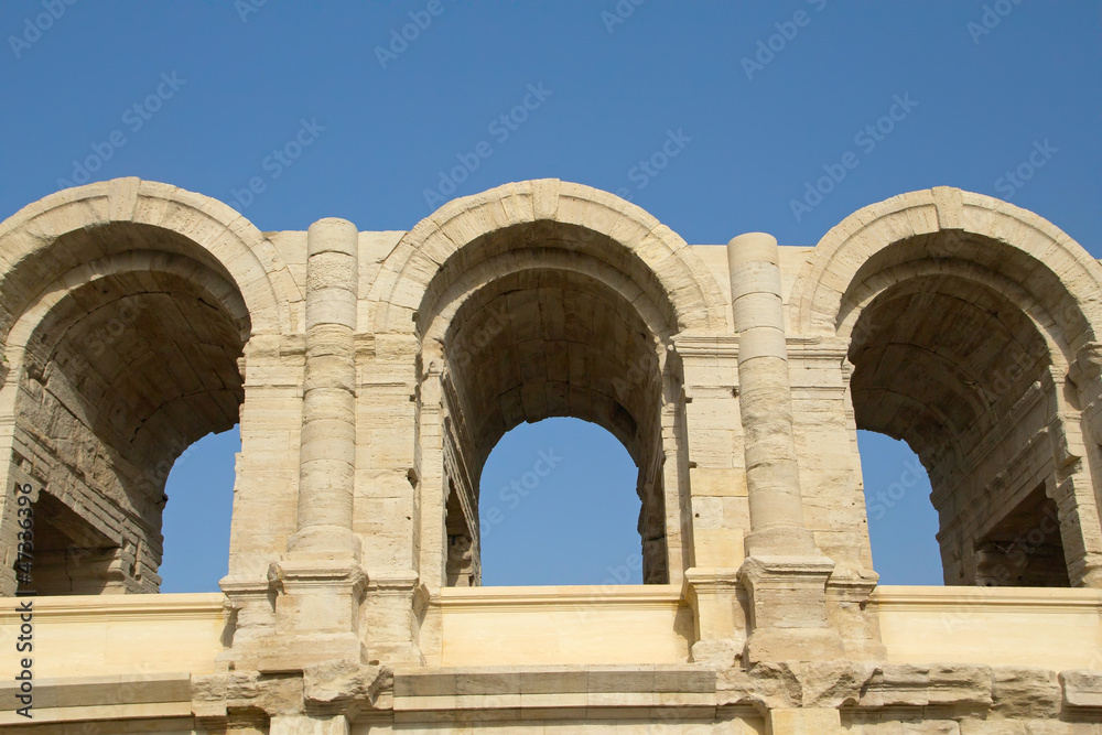 Roman Arena in Arles. (Provence, France)