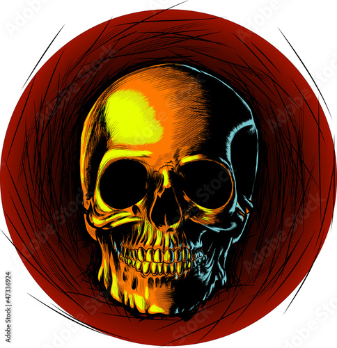 skull yellow