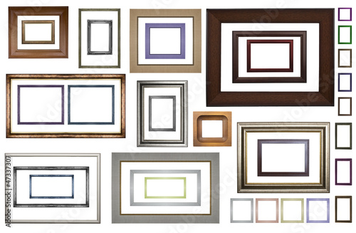 Classic wooden frames