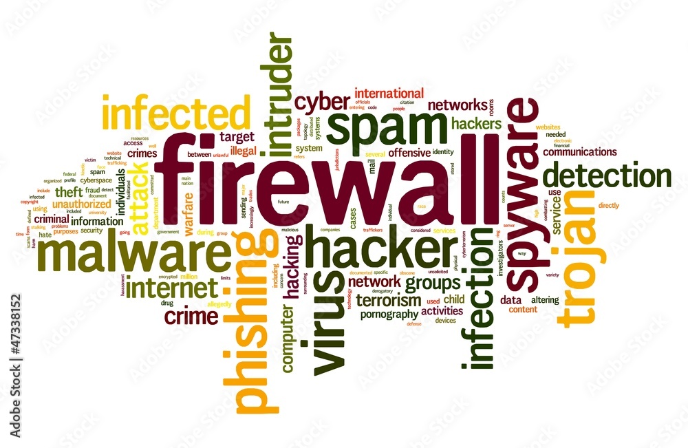 Firewall concept in tag cloud