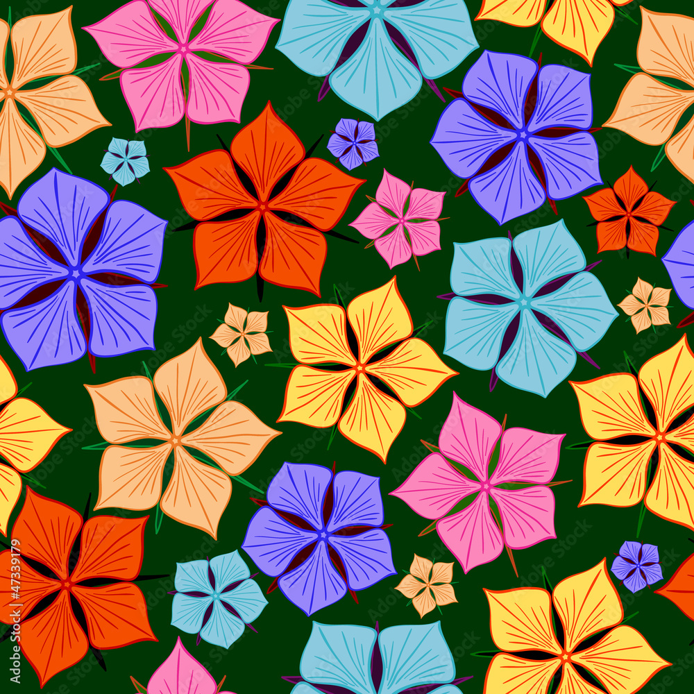 Decoration element. Floral style. Seamless. Decoration element. Floral style. Seamless.