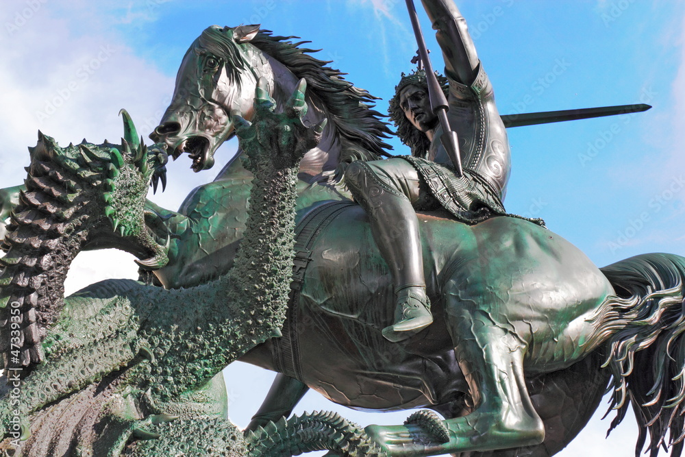 der Drachentöter StockFoto Adobe Stock