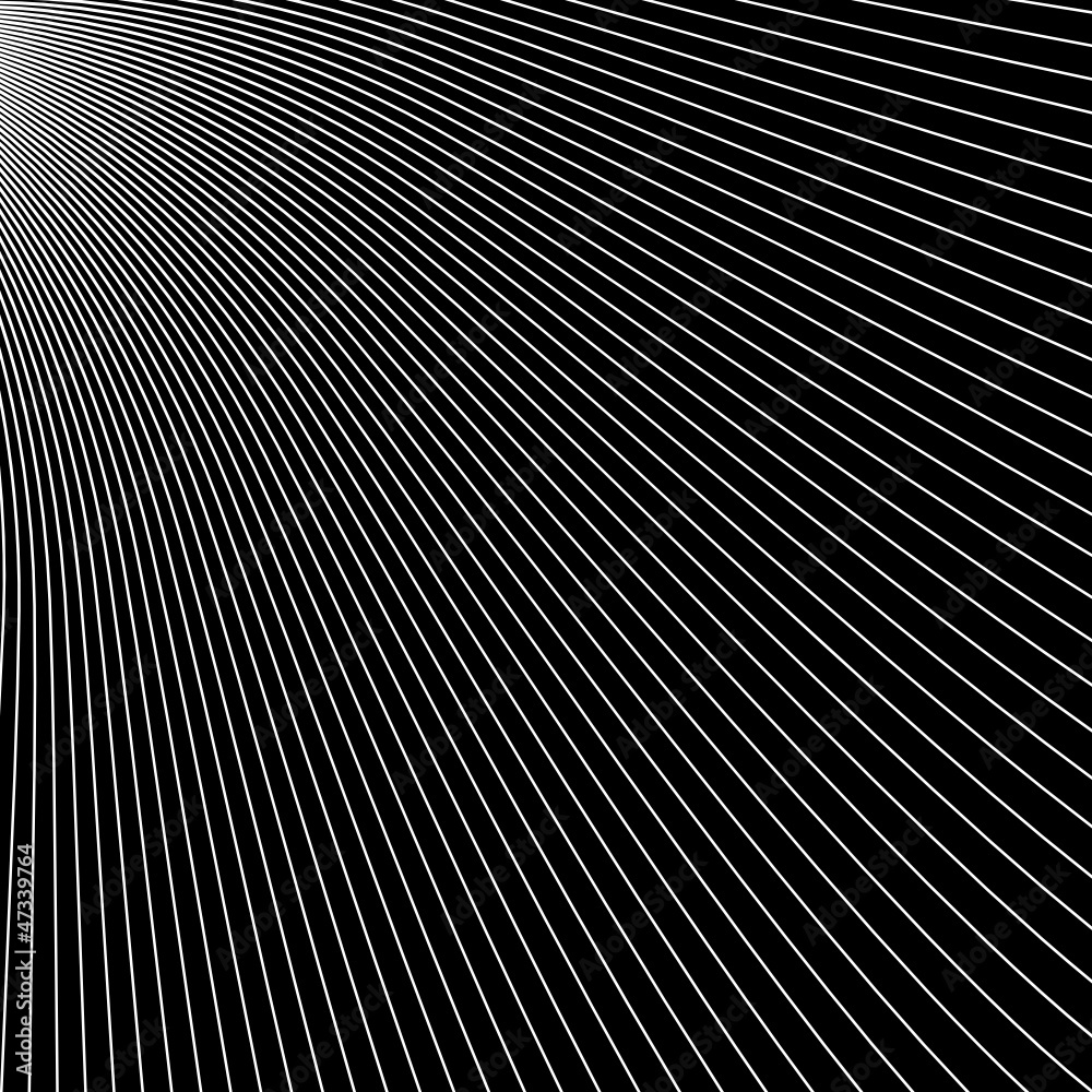 Abstract diagonal radial beams on black background. Abstract diagonal radial beams on black background.