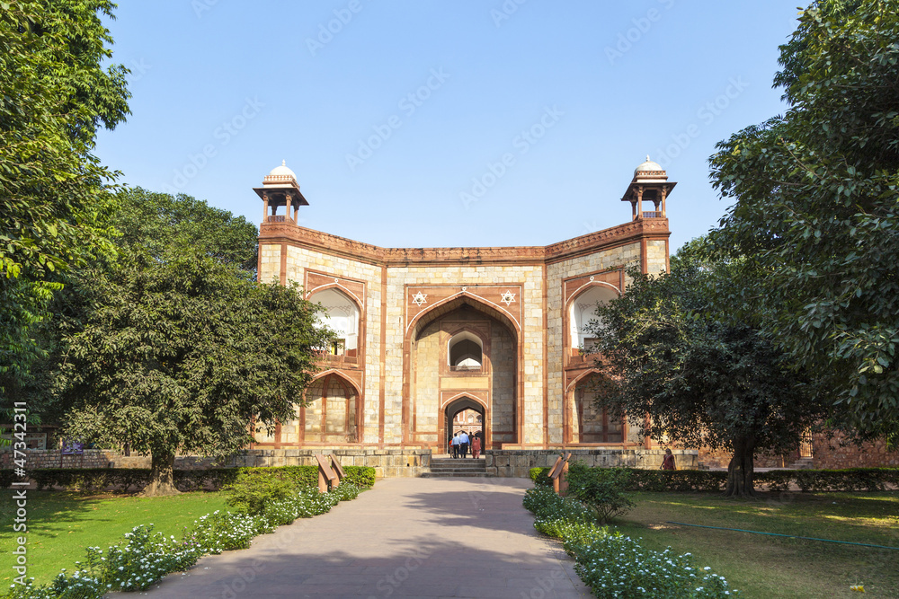 Naklejka premium Humayun's Tomb. Delhi, India