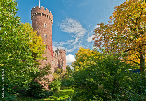 Burggraben Kempen im Herbst