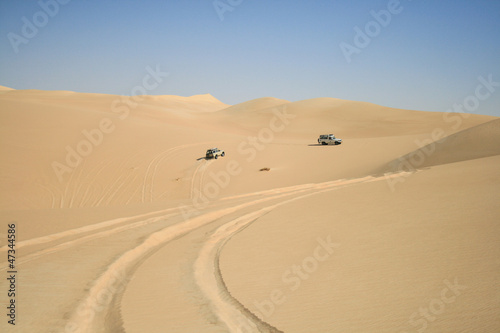 4x4 safari in desert of Egypt