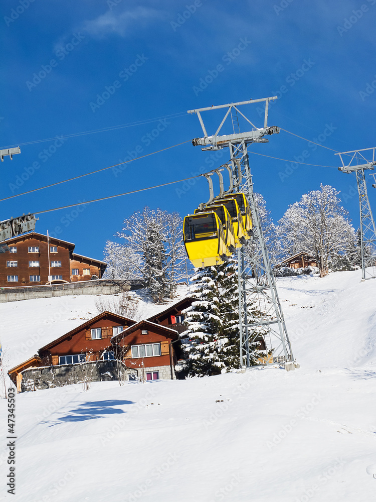 Winter in alps