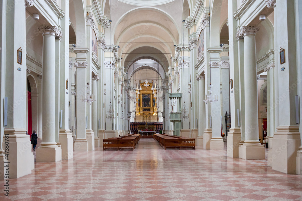 interior of Basilica of San Domenico, Bologna, Italy