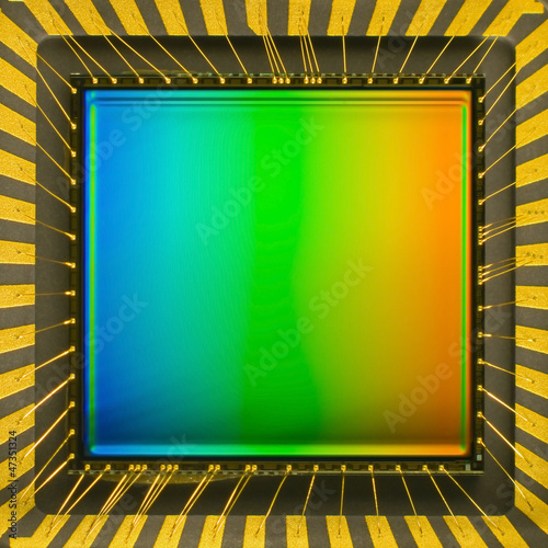 CCD sensor on a card