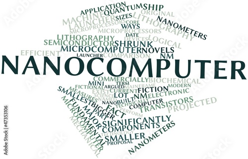 Word cloud for Nanocomputer photo