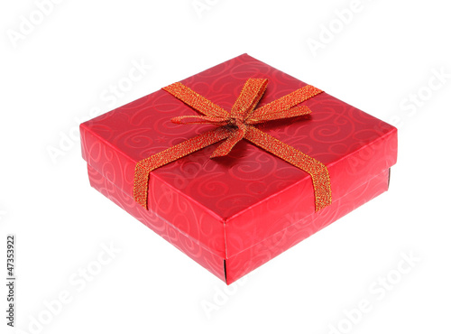 Gift box isolated on white background