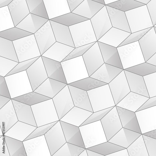 Vector abstract background with volume cubes