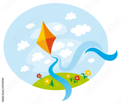 kite in the sky