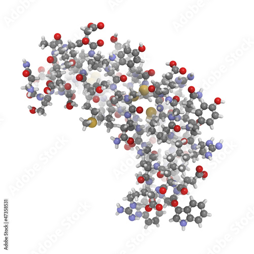 human epidermal growth factor (hEGF), chemical structure.