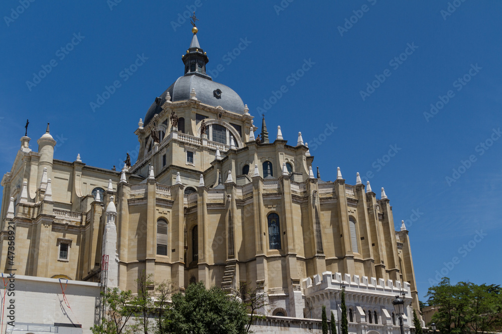 Obraz premium Cathedral of Madrid, Spain