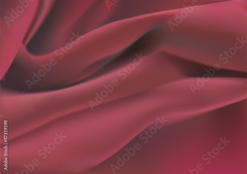 Drapé de velours rouge