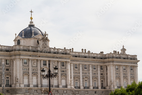 Royal Palace at Madrid Spain - architecture background