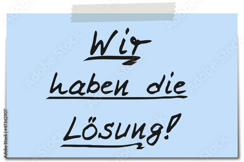 Wir haben die Lösung  #121202-svg010