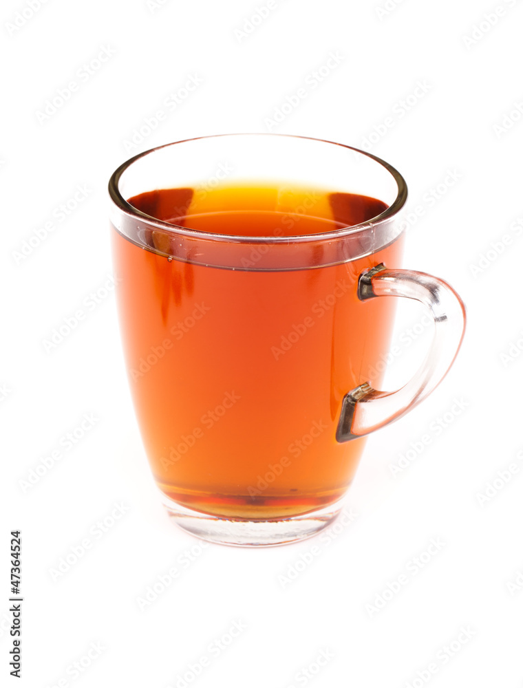 Cup of tea isolated on white Cup of tea isolated on white