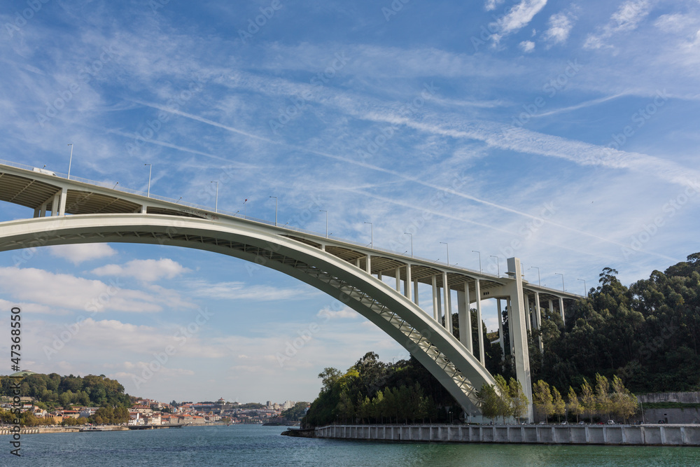 Fototapeta premium Bridge, Porto, River, Portugal