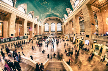 Fototapete New York Innenraum des Grand Central Terminal  © jovannig