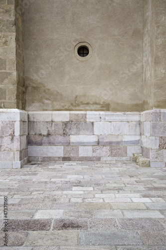 Old wall with window