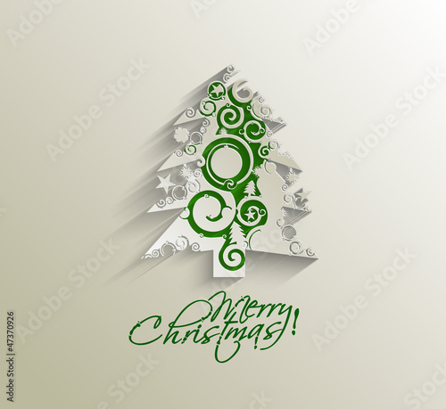 christmas tree, design, vector illustration.