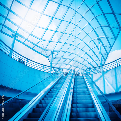 escalator and glass dome © chungking
