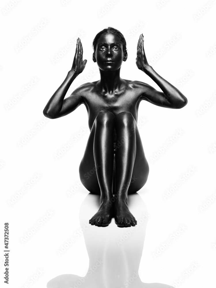 black nude statue black nude statue