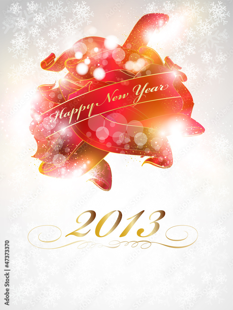 New Year Celebration Card