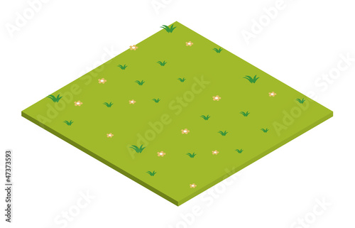 lawn isometric