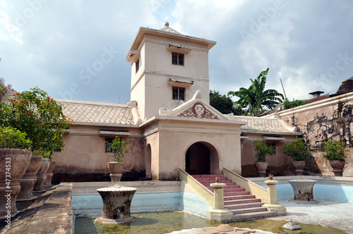 Image of royal bathing pools at Taman Sari Royal Water Park photo