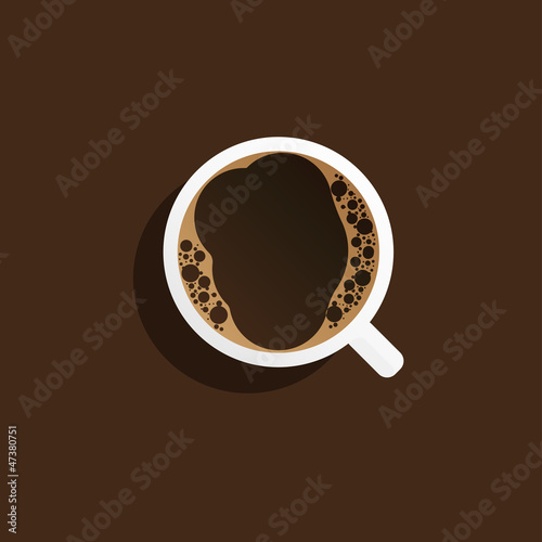 vecctor, coffee cup