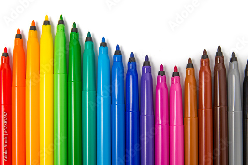 Bunte Filzstifte
