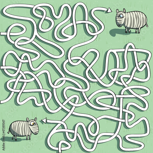 Zebras Maze Game