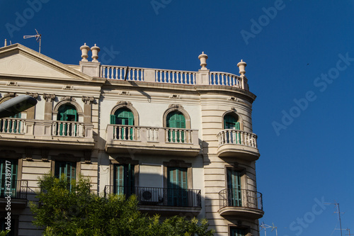 Old beautiful architecture Barcelona (Spain) photo