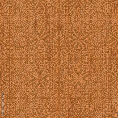 Carved wood. Seamless texture. © Liveshot