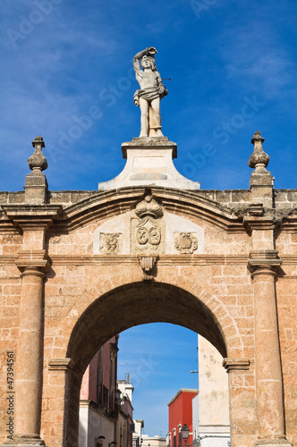 Porta St. Sebastiano. Galatone. Puglia. Italy.