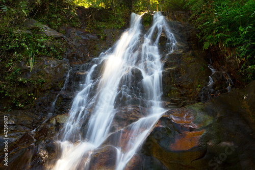 Fototapeta Naklejka Na Ścianę i Meble -  Beautiful scenery of Sai Rung waterfall, Thailand