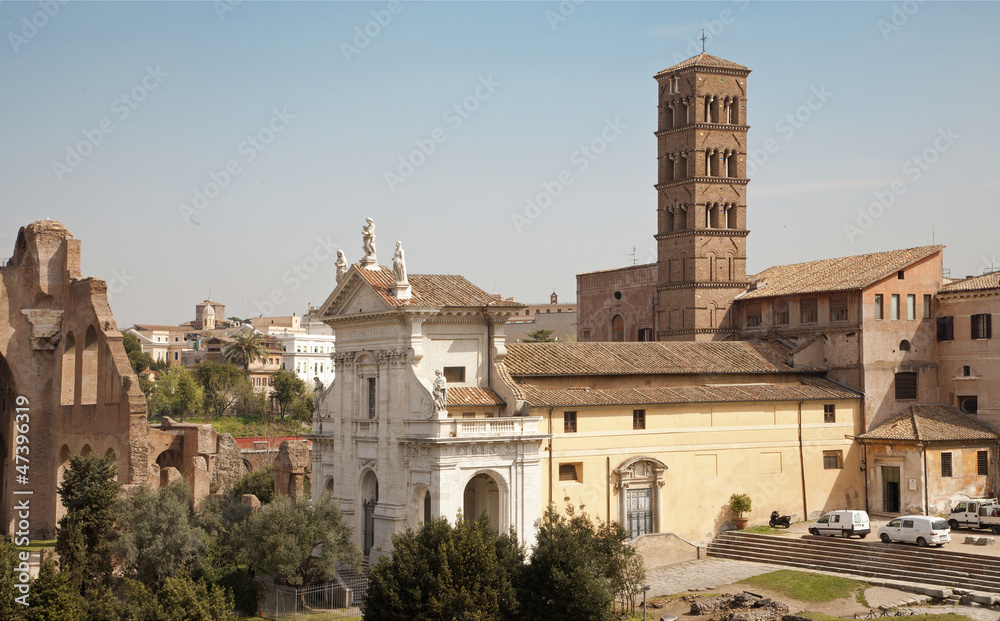 Rome - Santa Francesca Romana church