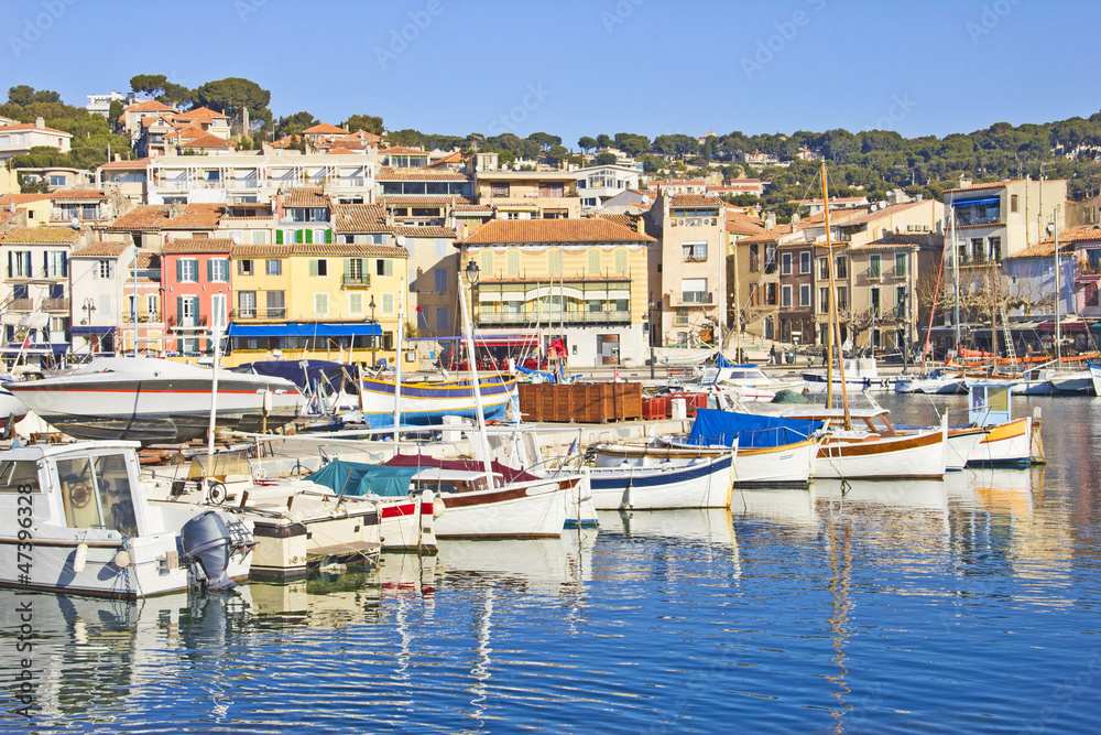 Boats in Cassis, France